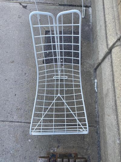 Vladimir Kagan FABULOUS SET OF 4 WHITE PAINTED STEAL CAPRICORN CHAIRS BY VLADIMIR KAGAN