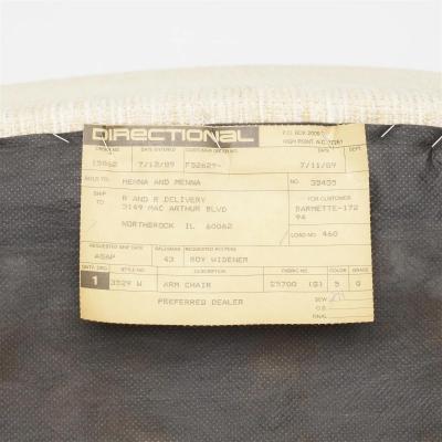 Vladimir Kagan Four Vladimir Kagan Dining Chairs for Directional