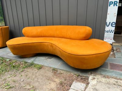Vladimir Kagan Gorgeous Butternut Vladimir Kagan Serpentine Cloud Sofa Mid Century Modern