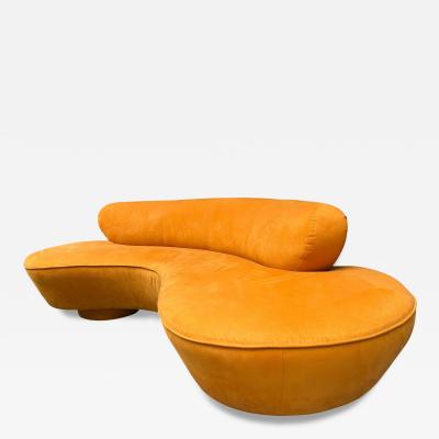 Vladimir Kagan Gorgeous Butternut Vladimir Kagan Serpentine Cloud Sofa Mid Century Modern
