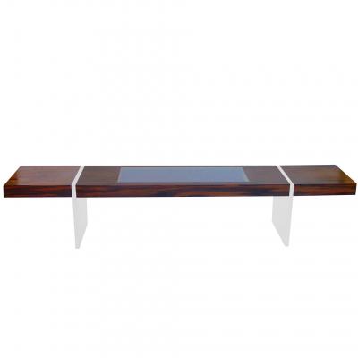 Vladimir Kagan Illuminating Coffee Table Custom Made by Vladimir Kagan