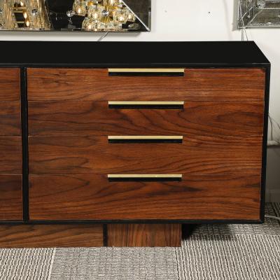Vladimir Kagan Important Mid Century Vladimir Kagan Rosewood Chest of Drawers w Brass Hardware