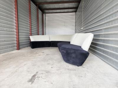 Vladimir Kagan Large Vladimir Kagan Bilboa Sofa in Five Sections