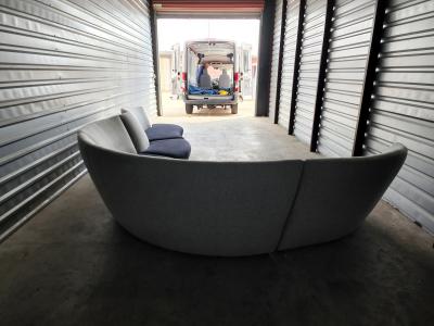 Vladimir Kagan Large Vladimir Kagan Bilboa Sofa in Five Sections