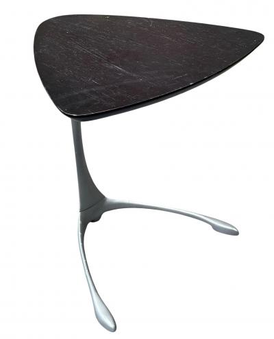 Vladimir Kagan MODERNIST ALUMINUM UNICORN SIDE TABLES IN THE MANNER OF VLADIMIR KAGAN