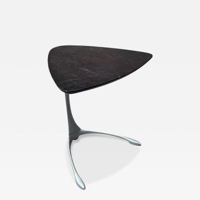 Vladimir Kagan MODERNIST ALUMINUM UNICORN SIDE TABLES IN THE MANNER OF VLADIMIR KAGAN