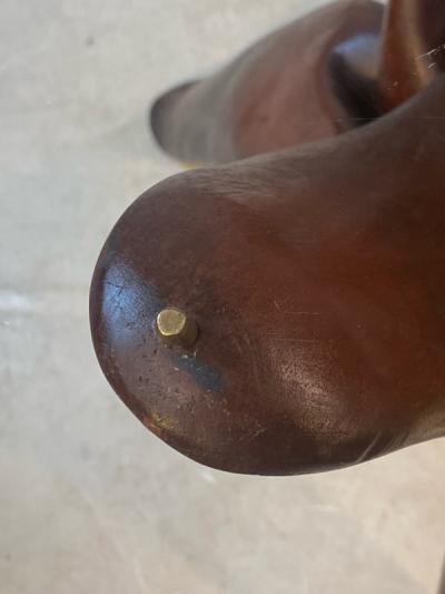 Vladimir Kagan MODERNIST ORGANIC SCULPTED INTERLOCKING WOOD TABLE ATTRIBUTED TO VLADIMIR KAGAN