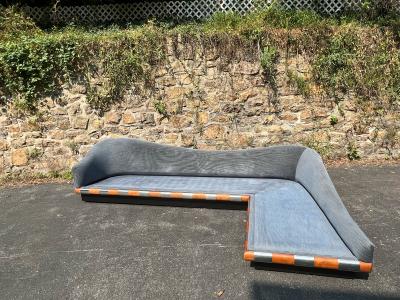 Vladimir Kagan MONUMENTAL CURVACEOUS MODERN L SHAPED SOFA IN THE MANNER OF VLADIMIR KAGAN