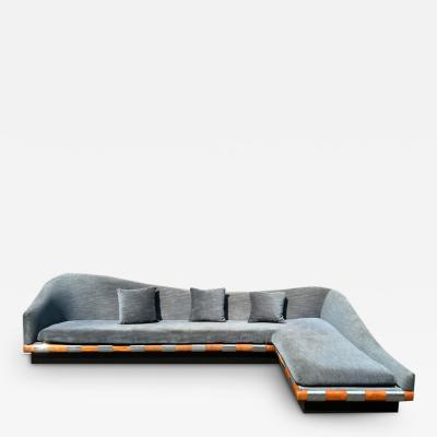 Vladimir Kagan MONUMENTAL CURVACEOUS MODERN L SHAPED SOFA IN THE MANNER OF VLADIMIR KAGAN