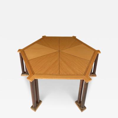 Vladimir Kagan Mid Century Modern Vladimir Kagan Dining Table Provenance Labeled Two Leaves