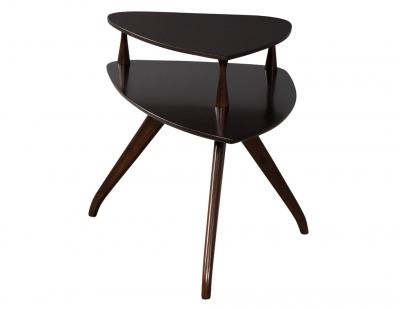 Vladimir Kagan Mid Century Modern Walnut Accent Table