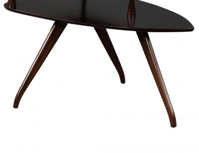 Vladimir Kagan Mid Century Modern Walnut Accent Table