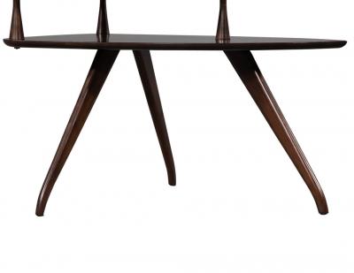 Vladimir Kagan Mid Century Modern Walnut Accent Table