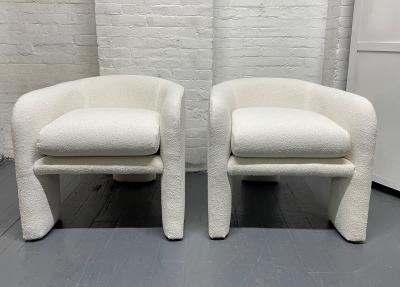 Vladimir Kagan Pair Vladimir Kagan for Weiman Lounge Chairs