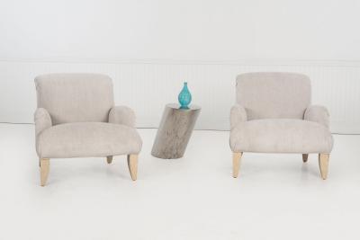 Vladimir Kagan Pair of Kagan Style Lounge Chairs for Design Studio 1980c