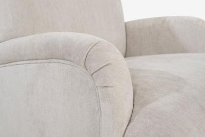 Vladimir Kagan Pair of Kagan Style Lounge Chairs for Design Studio 1980c