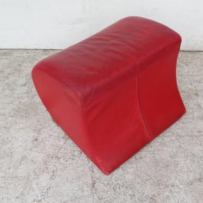 Vladimir Kagan Pair of Vladimir Kagan Rock Star His and Her Lounge Chairs and Ottoman