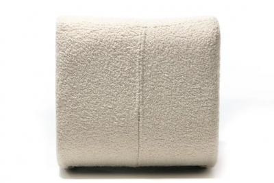 Vladimir Kagan Pair of Vladimir Kagan Rockstar Rocker Lounge Chairs in Ivory Boucl c 1990