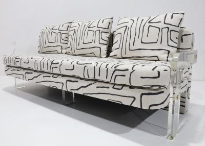 Vladimir Kagan Pair of Vladimir Kagan Sofas Newly Upholstered