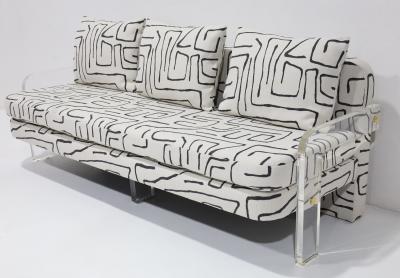 Vladimir Kagan Pair of Vladimir Kagan Sofas Newly Upholstered