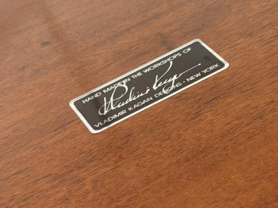 Vladimir Kagan Rare Rosewood Lucite Tic Tac Toe Expandable Coffee Table by Vladimir Kagan