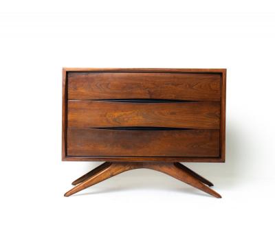 Vladimir Kagan Rare Vladimir Kagan Three Drawer Dresser for Grosfeld House circa 1955