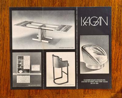 Vladimir Kagan Ribbon Vitrine Model 7711 by Vladimir Kagan