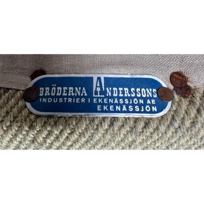 Vladimir Kagan Sculptural 1950s Lounge Chairs by Broderna Andersson