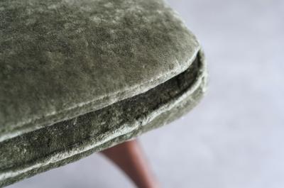 Vladimir Kagan Sculptural Walnut Ottoman by Vladimir Kagan C 1950s