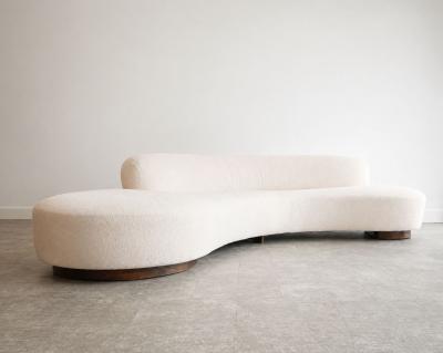 Vladimir Kagan Serpentine Sofa by Vladimir Kagan Model 150BS