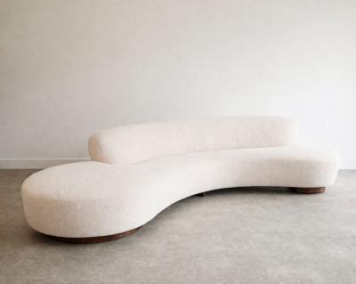 Vladimir Kagan Serpentine Sofa by Vladimir Kagan Model 150BS