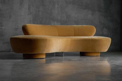 Vladimir Kagan Serpentine Sofa by Vladimir Kagan for Directional United States 1980s