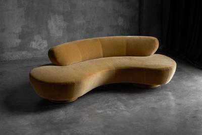 Vladimir Kagan Serpentine Sofa by Vladimir Kagan for Directional United States 1980s