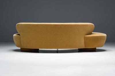 Vladimir Kagan Serpentine Sofa by Vladimir Kagan for Directional United States 1980s