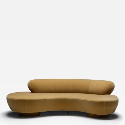 Vladimir Kagan Serpentine Sofa by Vladimir Kagan for Directional United States 1980s