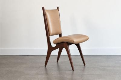 Vladimir Kagan Set of Six Vladimir Kagan Sculpted Sling Dining Chairs Model VK 101