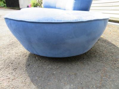 Vladimir Kagan Stunning Pair Vladimir Kagan Serpentine Directional Cloud Sofas Mid Century