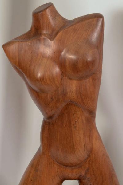 Vladimir Kagan Stunning Pair of Vladimir Kagan Modernistic Female Male Torso Lamps