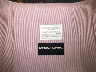 Vladimir Kagan Stylish Pair Vladimir Kagan for Directional Waterfall Ottoman Bench Mid Century