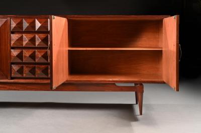 Vladimir Kagan UNUSUAL MID CENTURY WALNUT SIDEBOARD ENFILADE 1960