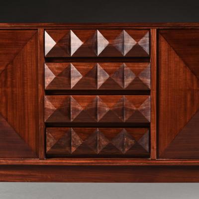 Vladimir Kagan UNUSUAL MID CENTURY WALNUT SIDEBOARD ENFILADE 1960