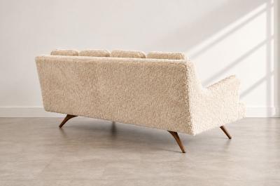 Vladimir Kagan Venetian Sofa by Vladimir Kagan in Shearling C 1950s
