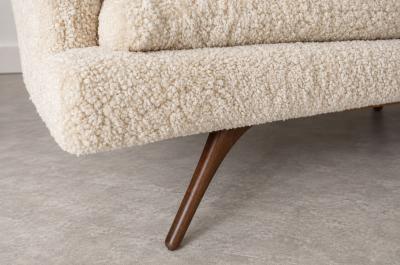Vladimir Kagan Venetian Sofa by Vladimir Kagan in Shearling C 1950s