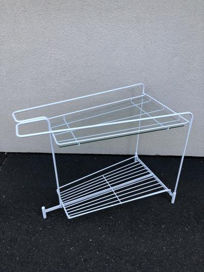 Vladimir Kagan Vladimir Kagan Capricorn iron Glass Bar Cart