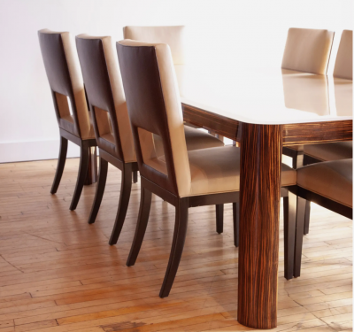 Vladimir Kagan Vladimir Kagan Dining Room Table Zebrawood 1970s