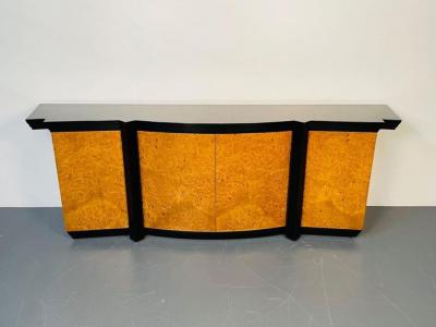 Vladimir Kagan Vladimir Kagan Eva Dining Set Sideboard Table Six Chairs Labeled Provenance