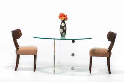Vladimir Kagan Vladimir Kagan Lucite Glass Dining or Center Table c 1970s