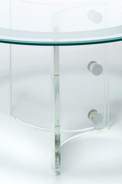 Vladimir Kagan Vladimir Kagan Lucite Glass Dining or Center Table c 1970s