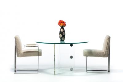 Vladimir Kagan Vladimir Kagan Lucite Glass Dining or Center Table c 1970s