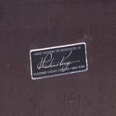 Vladimir Kagan Vladimir Kagan Mid Century Burlwood Coffee Table